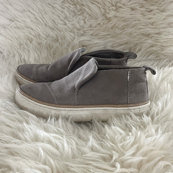 Toms Tan Suede Ankle Boots - Picture 3 of 8